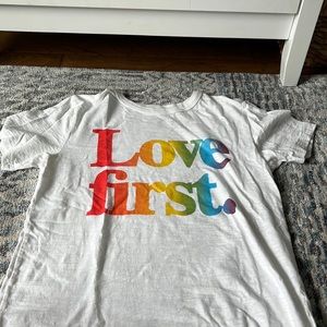 J. Crew love first shirt